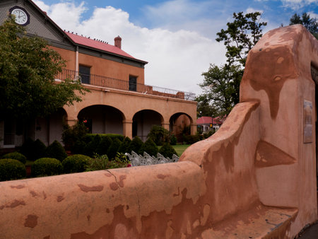 Church of San Felipe de Neri in Albuquerque New Mexico USAのeditorial素材