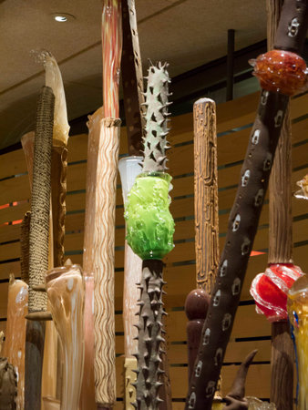 Glass in the Phoenix Museum In Arizona USA