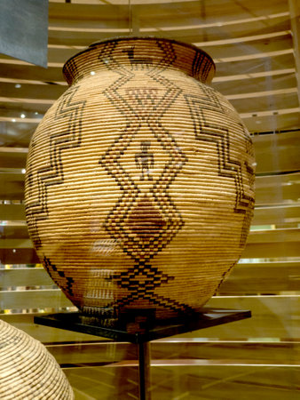 Pottery in the Phoenix Museum In Arizona USAのeditorial素材