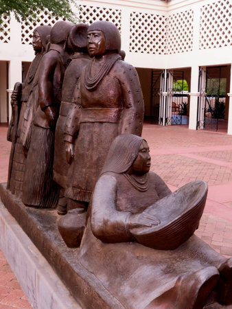 Sculpture in the Phoenix Museum In Arizona USAのeditorial素材