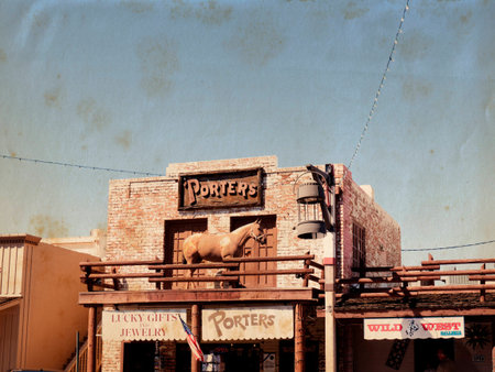 Main Street of Old Scottsdale in Arizona USAのeditorial素材