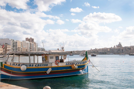 Safe Harbour in Sliema on the island of Malta Europeのeditorial素材