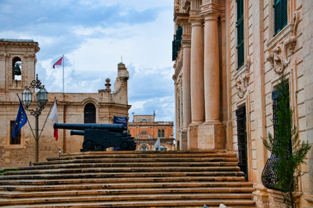 The Grand Masters Palace in Valletta Maltaのeditorial素材