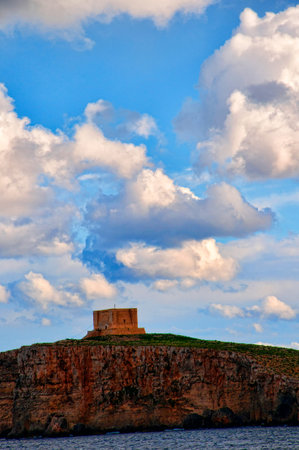 Fortress on the Maltese island of Cominoのeditorial素材