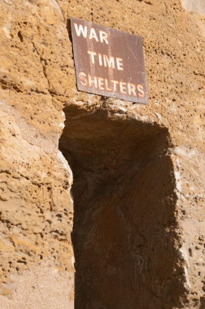 The walls of the Citadel in Victoria on the island of Gozoのeditorial素材