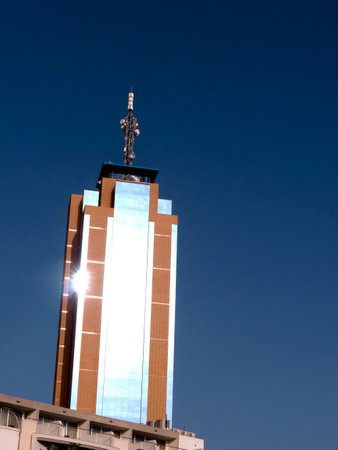 Radio Station Tower on the island of Maltaのeditorial素材