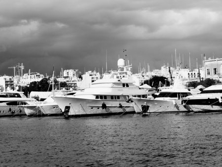 Marina in Valletta on the island of Maltaのeditorial素材