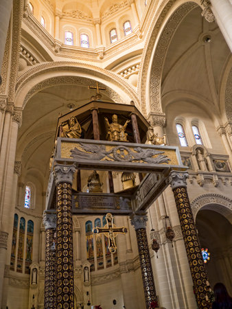 Church of Ta Pinu on the Maltese  island of Gozoのeditorial素材