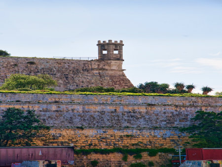 Waterfront of Valleta on the Island of Maltaのeditorial素材