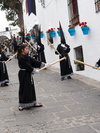 Easter processions in Mijas one of the most beautiful 'white' villages of the Southern Spain