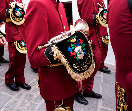 Easter processions in Mijas one of the most beautiful 'white' villages of the Southern Spain