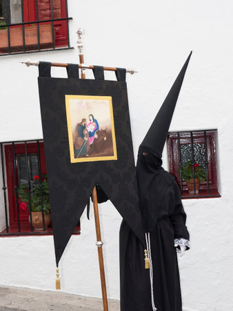 Easter processions in Mijas one of the most beautiful 'white' villages of the Southern Spain