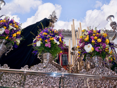 Easter processions in Mijas one of the most beautiful 'white' villages of the Southern Spain
