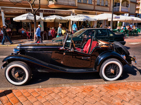 Sportscar in Fuengirola on the Costa del Sol Spainのeditorial素材
