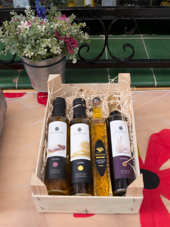 Mijas one of the most beautiful 'white' villages of Andalucia. It is in the Alpujarra mountains above the coastのeditorial素材