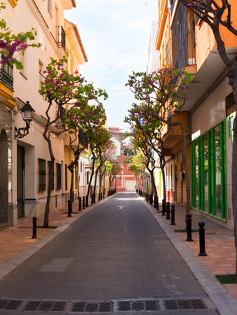 Fuengirola is a large resort town on the Costa del Sol in the province of Mlaga  Spainのeditorial素材