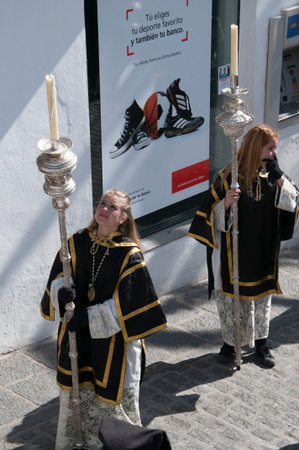 Easter Processions in Mijas one of the most beautiful 'white' villages of Andalucia. It is in the...