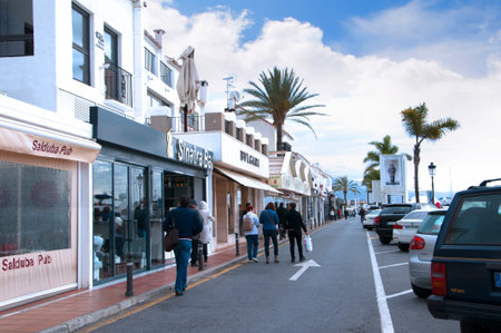 Puerto Banus on the Costa Del Sol, Andalucia, Spain. The playground of the rich and famousのeditorial素材