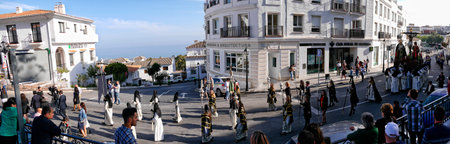 Easter processions in Mijas one of the most beautiful 'white' villages of Andalucia. It is in the...