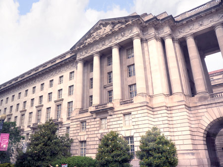 Monumental Buildings in Washington DC in the USAのeditorial素材