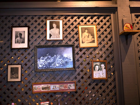 Rustic details in Cafe in Bardstown Kentucky the town In 2012 was voted as the Most Beautiful Small Town in Americaのeditorial素材