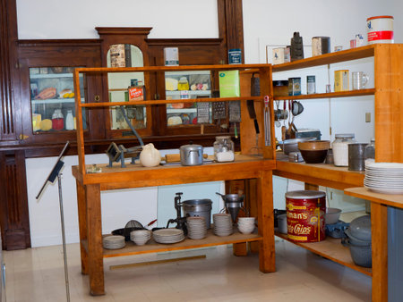 Museum at the first original Kentucky Fried Chicken Cafe in Corbin Kentucky USAのeditorial素材