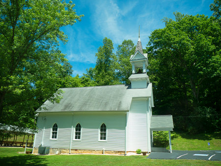 Small Roadside Church in Tennesee USAのeditorial素材