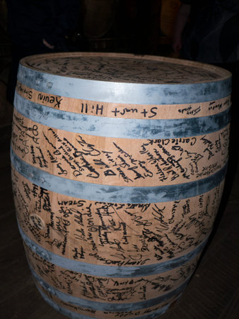 The 7 Millionth barrel of Bourbon made at Distillery in Bardstown Kentucky