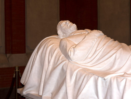 Marble Tomb of Robert E. Lee in Lexington Virginia USAのeditorial素材