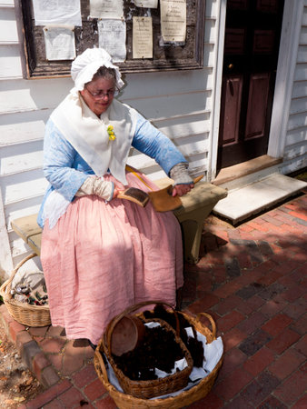 Historic Colonial Williamsburg where the earliest European settlers established their first colony...
