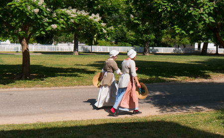 Historic Colonial Williamsburg where the earliest European settlers established their first colony...