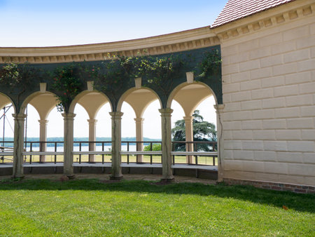 Mount Vernon George Washingtons Home on the Banks of the River Potomac USAのeditorial素材
