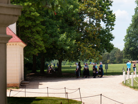 Mount Vernon was the plantation home of George Washington, first President of the United States. The estate is situated on the banks of the Potomac River in Fairfax County, Virginiaのeditorial素材