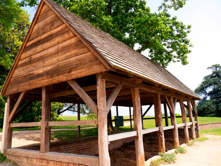 Mount Vernon was the plantation home of George Washington, first President of the United States. The estate is situated on the banks of the Potomac River in Fairfax County, Virginiaのeditorial素材