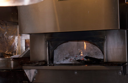 Pizza Oven in Restaurant in Washington DC USAのeditorial素材