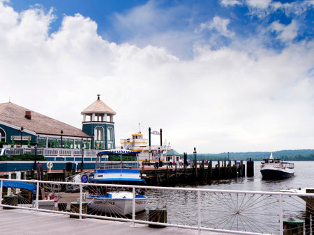 Potomac River in Alexandria Virginia USAのeditorial素材