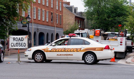 The Main Street of Alexandriaのeditorial素材