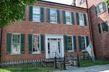 The town of Harpers Ferry in Virginia USAのeditorial素材