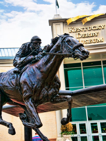 Churchill Downs home of the Kentucky Derby in Louisville USAのeditorial素材