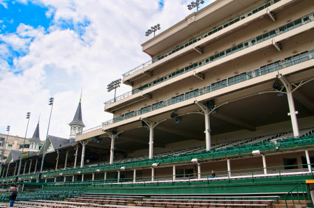 Churchill Downs home of the Kentucky Derby in Louisville USAのeditorial素材