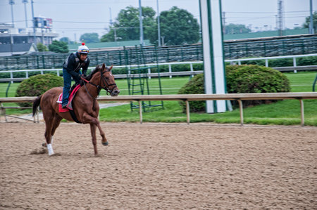 Churchill Downs home of the Kentucky Derby in Louisville USAのeditorial素材