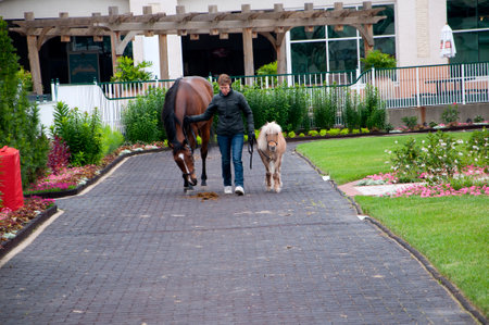 Churchill Downs home of the Kentucky Derby in Louisville USAのeditorial素材