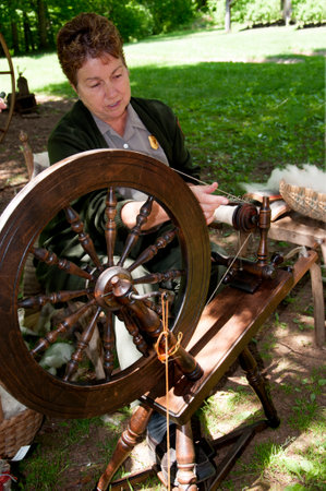 Mabry Mill was a grist mill  grinding grain into flour on the Blue Ridge Parkway in Virginia and it is one of the most photographed places in Americaのeditorial素材