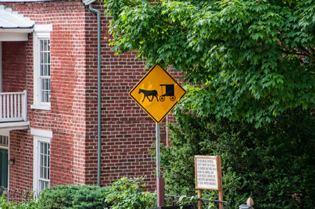 Main Street in Lexington Virginia USA