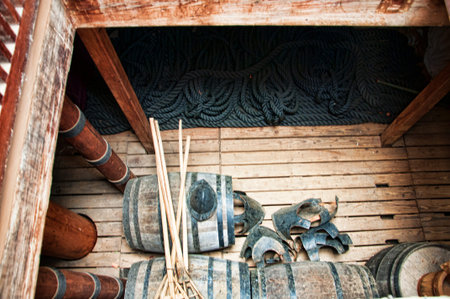 Historic Jamestown on the James River where the earliest European settlers established their first colony in Virginia USAのeditorial素材