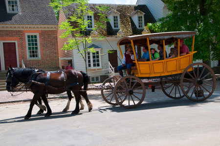 Historic Colonial Williamsburg where the earliest European settlers established their first colony...