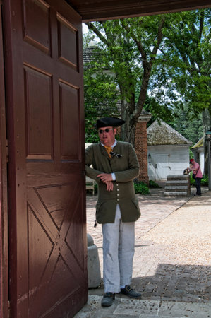 Historic Colonial Williamsburg where the earliest European settlers established their first colony...