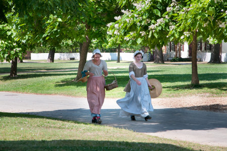 Historic Colonial Williamsburg where the earliest European settlers established their first colony...