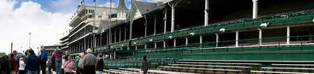 Churchill Downs home of the Kentucky Derby in Louisville USAのeditorial素材