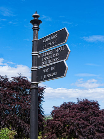 Gardens  at Bodelwyddan Castle in North Wales